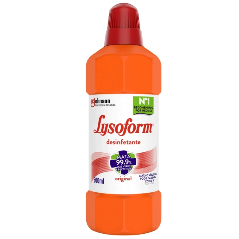 Desinfetante Suave Odor Lysoform Frasco 500ml