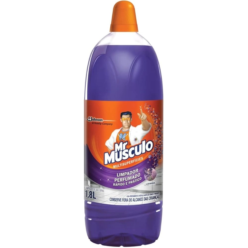 Limpador Mr Músculo Pisos Lavanda 1,8L