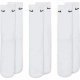 Meia Nike Cano Alto Everyday Cushion Pacote C/ 3 Pares - Branco